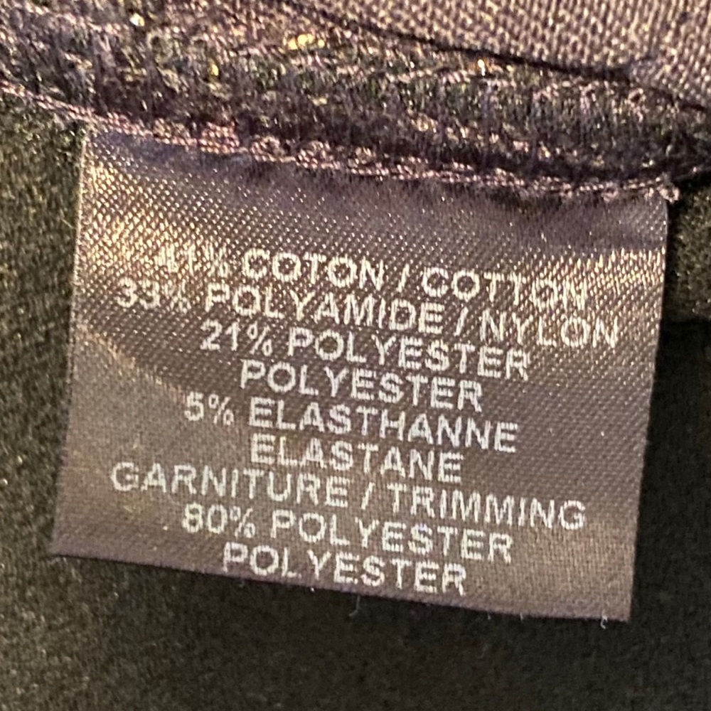 Barbara Bui Gold Jersey Lurex skinny pants-EUC - Picture 11 of 14